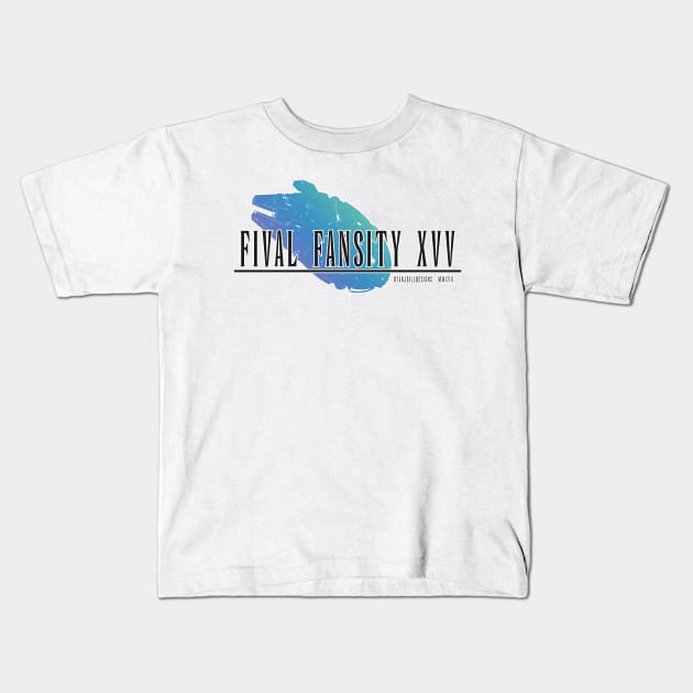 Fival Fansity XVV Shirt Kids T-Shirt by RyanJGillDesigns